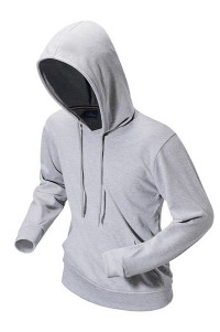 SKZ001 cotton thin hooded sweater can be printed LOGO pattern casual pullover sweater supply hooded sweater detail view-3